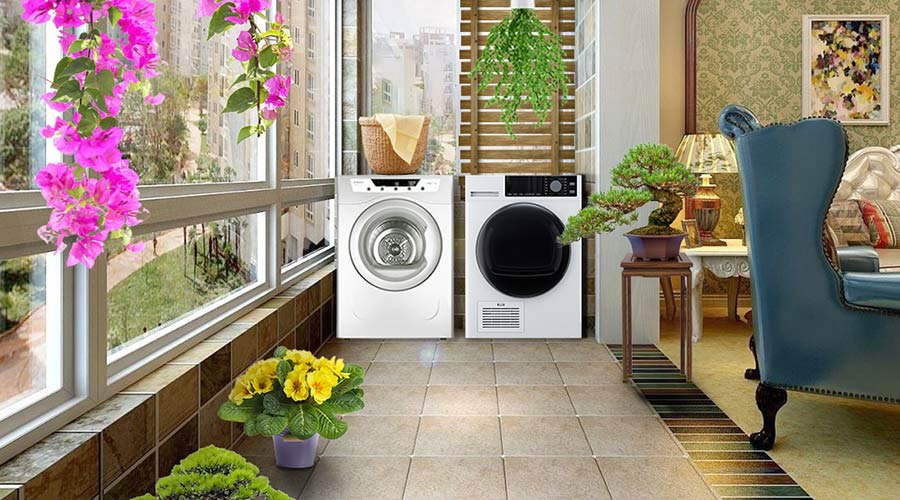 家居陽(yáng)臺(tái)晾曬衣物不干怎么辦，衣物烘干機(jī)來(lái)解決！
