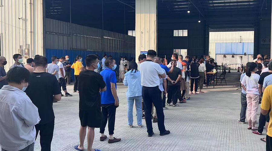 支援防疫是責(zé)任！金環(huán)電器助力鶴山核酸檢測