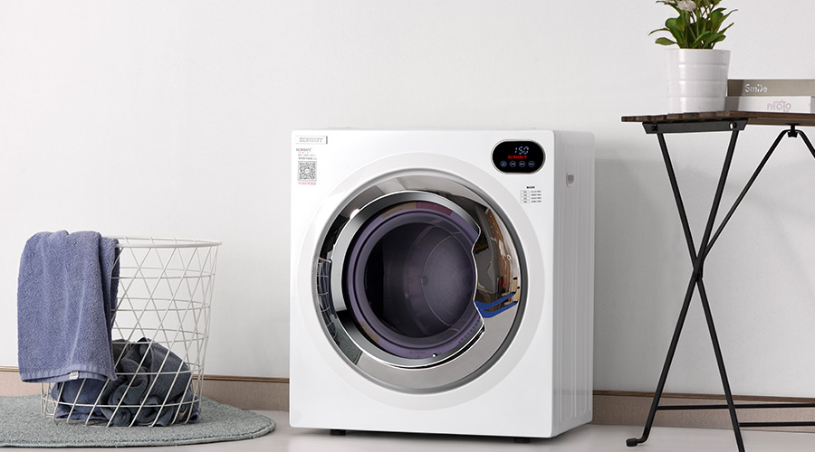 自然晾曬過的衣物灰塵多，家用衣物烘干機(jī)烘衣更干凈！