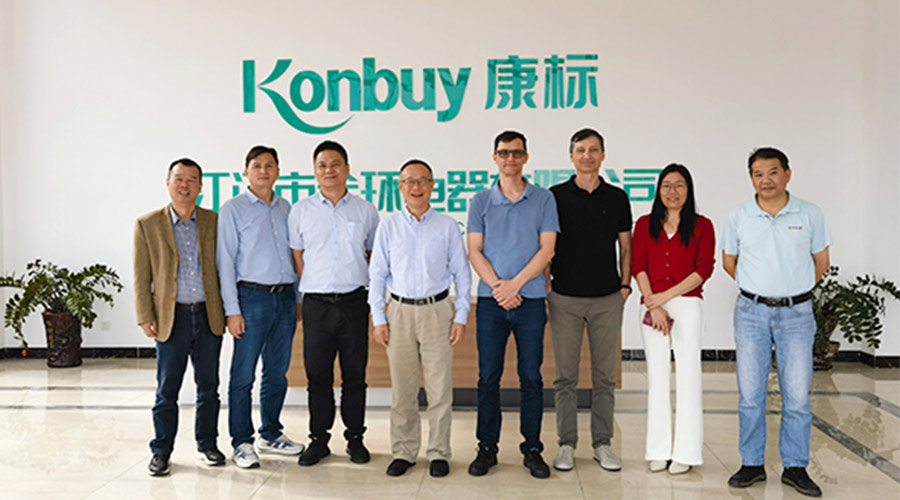 新項(xiàng)目對(duì)接！客戶伊萊克斯親臨金環(huán)電器參觀指導(dǎo)